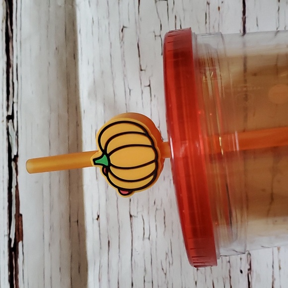 🆕️ SANRIO HELLO KITTY FALL TUMBLER WITH PUMPKIN STRAW 🧡 - Picture 4 of 6